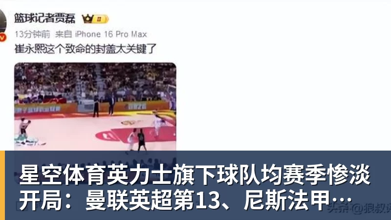 星空体育英力士旗下球队均赛季惨淡开局：曼联英超第13、尼斯法甲垫底